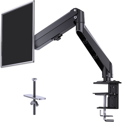 ERGEAR Monitor Mount Stand - Long Single Arm Gas Spring Monitor