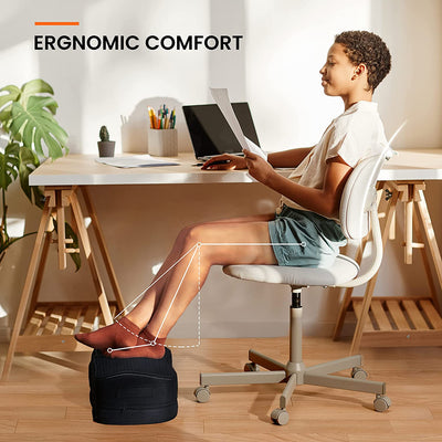 Adjustable Foot Rest with Breathable Washable Cover